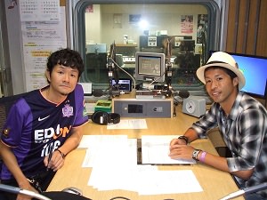 ７月８日は、サンフレッチェ広島　森崎浩司選手をお迎えしました！！