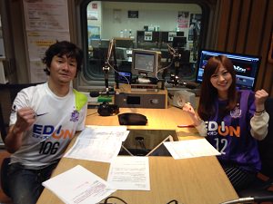 ３月２４日は、スタジアムアシスタントDJ　浅田真由さんをお迎えしました！！