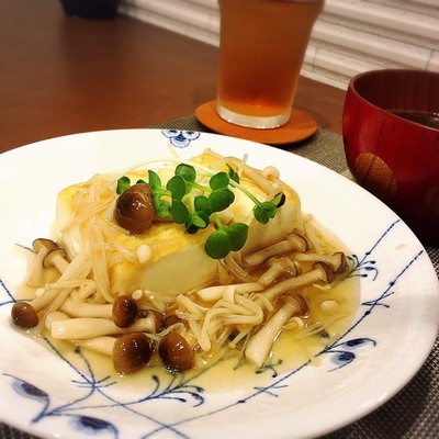 【番外編】「豆腐のきのこあんかけ」！