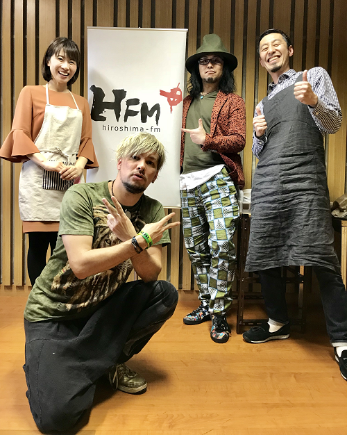 今日のお客様♪FUNKIST、染谷西郷さん、二人目のジャイアン・Masaさん★