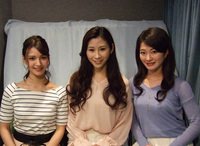 4月28日＜2017ひろしまフラワーフェスティバル　フラワークイーン＞花田茉子（はなだ　まこ）さん、 山本美咲（やまもと　みさき）さん 、田尾祐加（たお　ゆか）さん